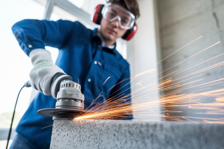 Poncer du Béton avec Meuleuse : Guide des Disques et Techniques